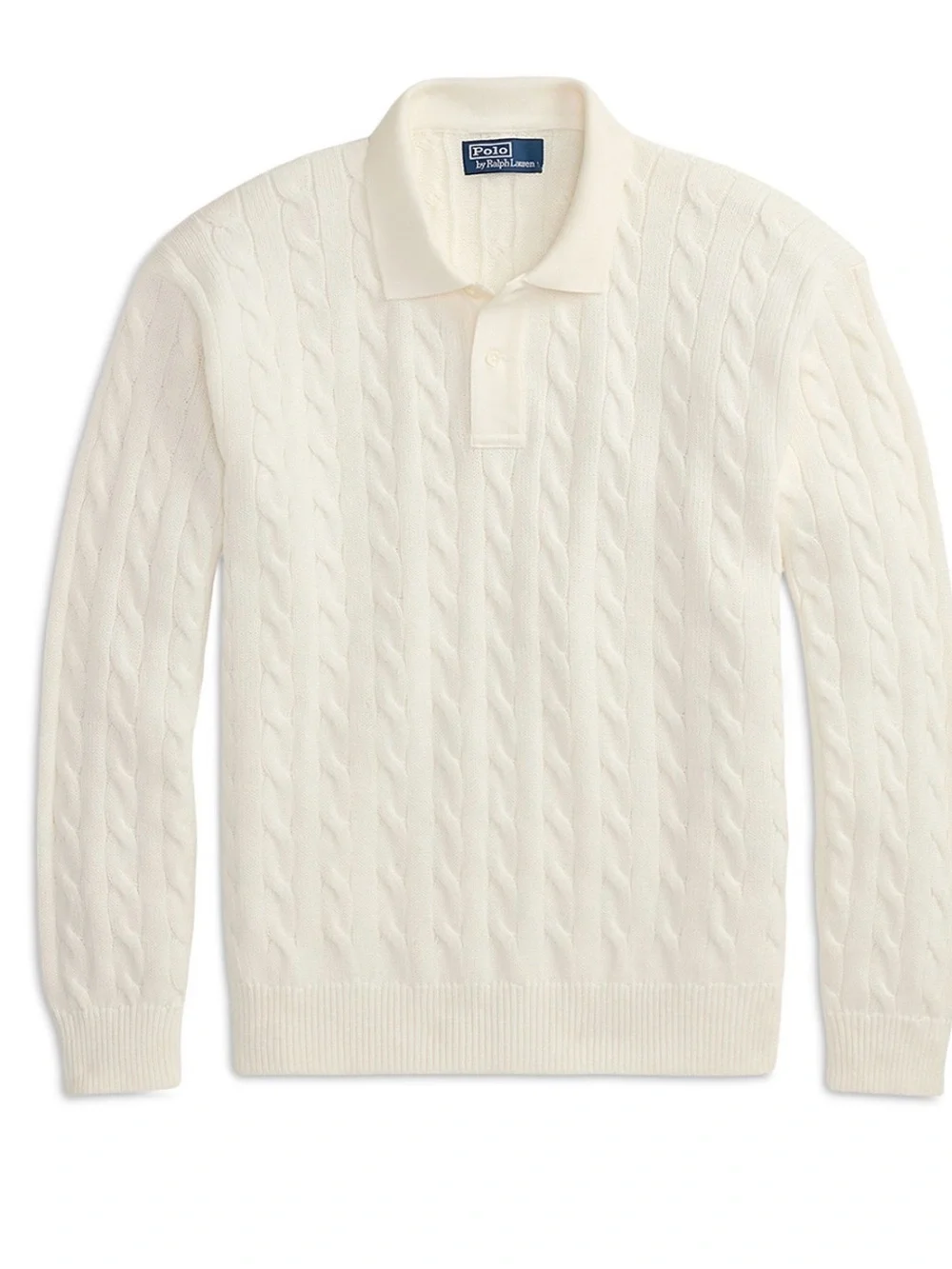NWT POLO RALPH LAUREN Relaxed Fit Cable Knit Cotton Sweater